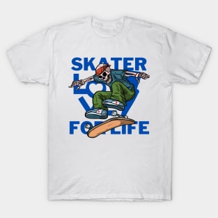 Skater, skateboard, 90s skater, skater gifts, funny, vintage skater, skate lover T-Shirt